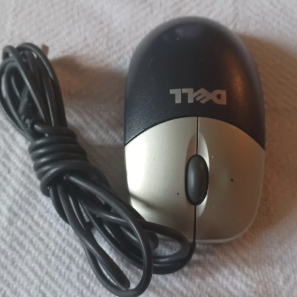Dell bundle, with a Dell genuine USB wired black keyboard and Dell Wired Mouse.